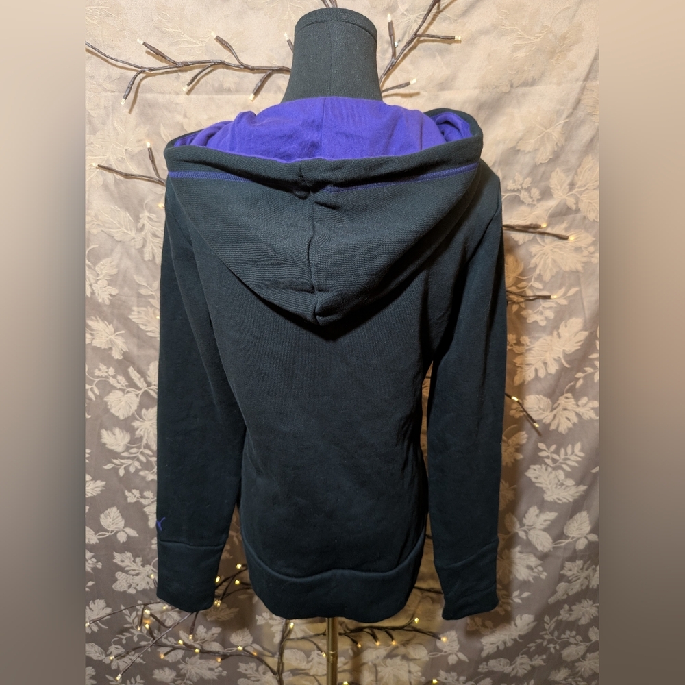 Puma Black And Purple Hoodie, Size L, NWT! - Picture 3 of 4